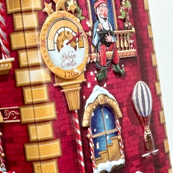 Harry London Christmas North Pole Station 3D Tin Canister Empty - Picture 6 of 10